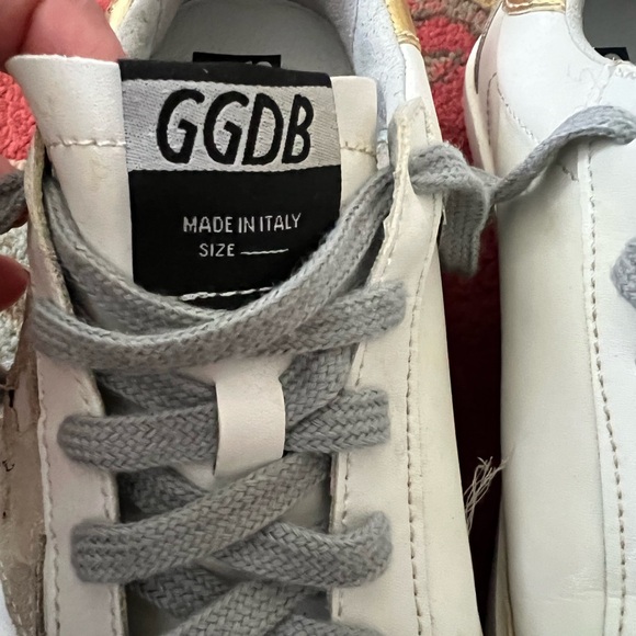 Golden Goose White and Gray Sneakers - Picture 2 of 5